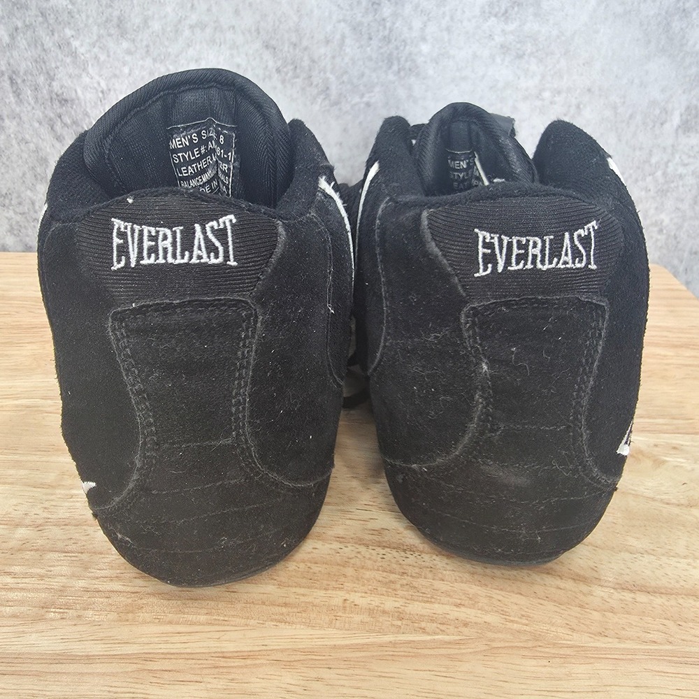 Everlast Wrestling Shoes Mens 8 Black Low Top MMA Boxing Combat Shoes AM461-1 - Picture 6 of 10